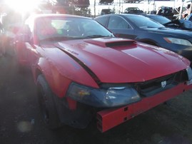 2000 FORD MUSTANG GT CPE RED 4.6L MT F19060